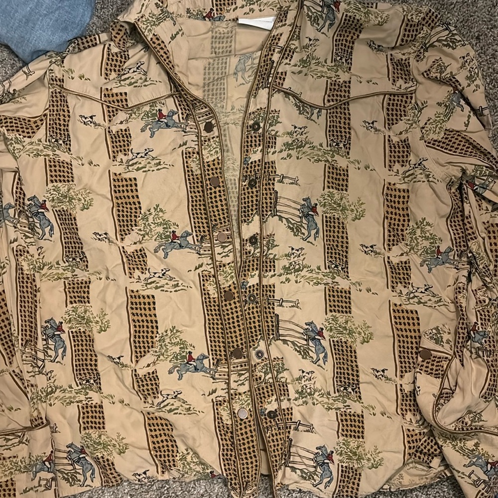 Western retro top